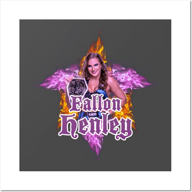 Fallon Henley // WWE FansArt Wall Art by suprax125R